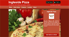 Desktop Screenshot of inglesidepizzasf.com